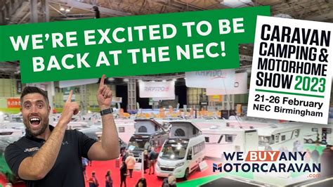 We Re Back At The Nec Caravan Camping And Motorhome Show Youtube