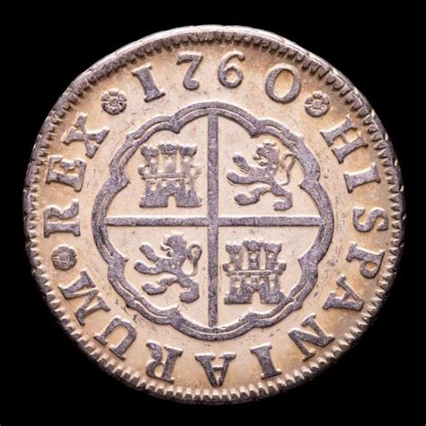 España Carlos III 1759 1788 2 Reales Ceca de Madrid 1760