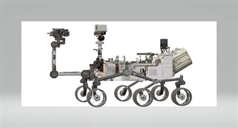 Mars Curiosity Rover D Model Fbx Unknown Free D