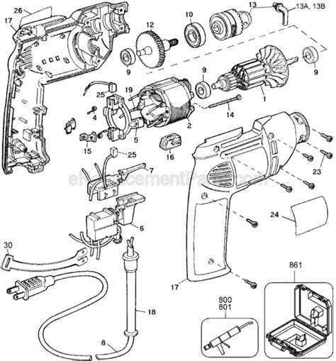 DeWALT Electric Drill | DW100 | eReplacementParts.com