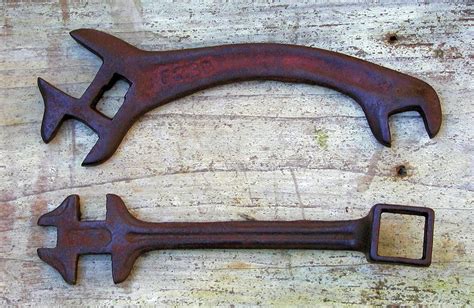 Antique Tractor Plow Wrenches Oliver Vintage Farm Tools