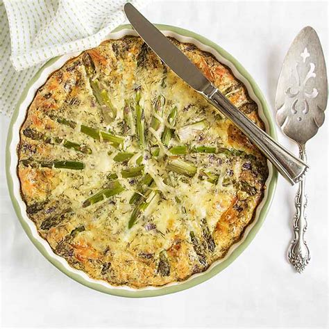 Smoked Salmon Asparagus Quiche – Art of Natural Living