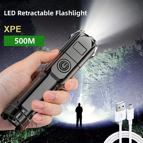Фонарик для кемпинга с USB-зарядкой | AliExpress
