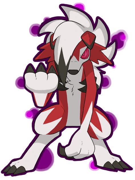 Lycanroc Midnight Form By Thewintercolt On Deviantart