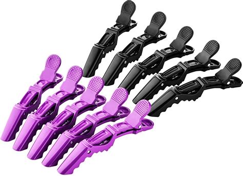 12pcs Pinces Crocodiles Cheveux Épingle à Cheveux la Poignée