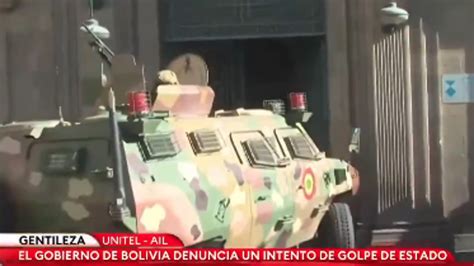 Tentativo Di Colpo Di Stato In Bolivia Militari Irrompono Con Un