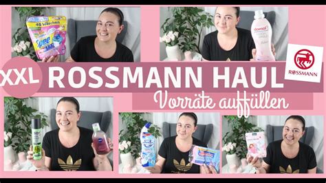 Xxl Rossmann Haul Neuheiten Nachgekauft Fr Ulein Jasmin Youtube