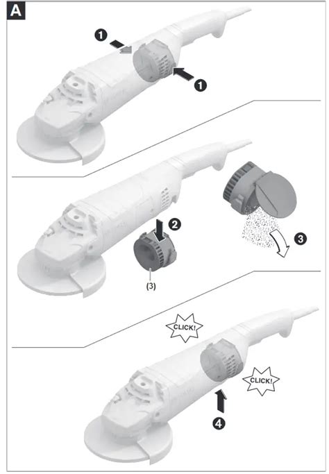 Bosch Professional P Gws Professional Angle Grinder Instruction