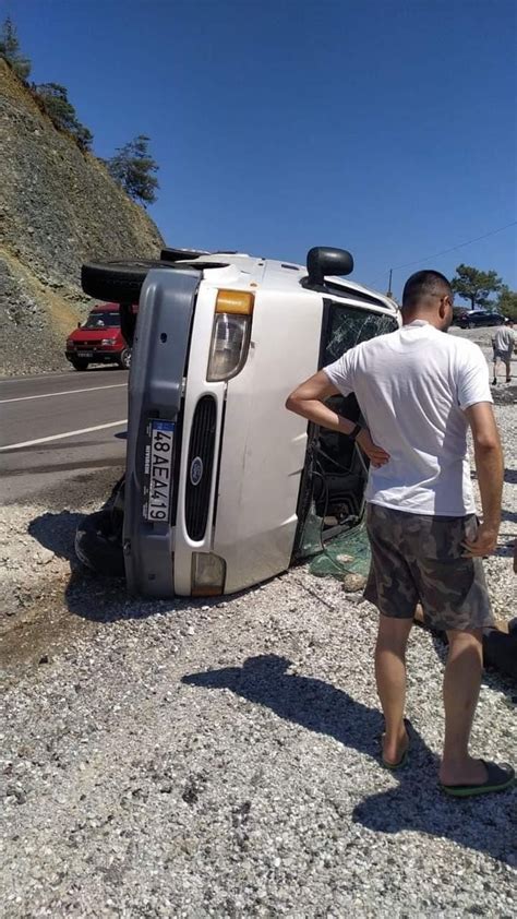 Marmariste trafik kazası 1 yaralı Bodrum Kapak Haber Bodrum Haberleri