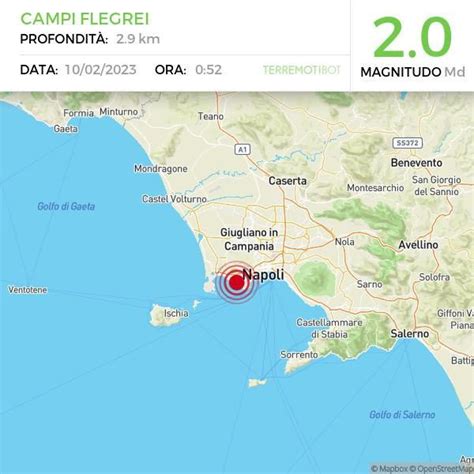 Scosse Di Terremoto A Napoli 10 Febbraio Avvertite Fra Bagnoli Agnano