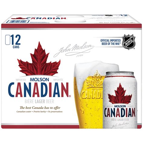 Molson Canadian 12 Pk Cans 12oz Chambers Wine And Liquor