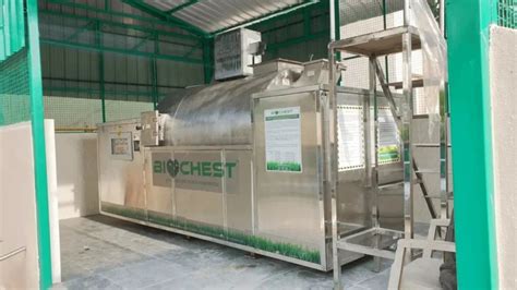 Stainless Steel Food Waste Automatic Composting Machine High Quality