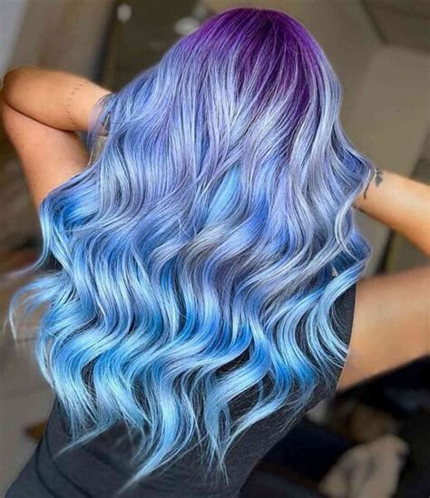 34 Jaw Dropping Blue Balayage Hair Color Ideas