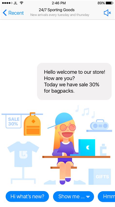 AI e-commerce chatbot concept by Eduard Penkov on Dribbble