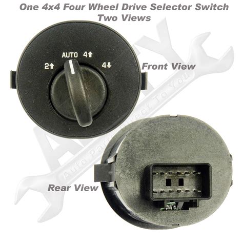 Apdty Wd X Four Wheel Drive Selector Switch Dash Mounted