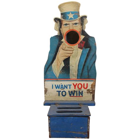 1940s Folk Art Carnival Uncle Sam Game For Sale At 1stdibs