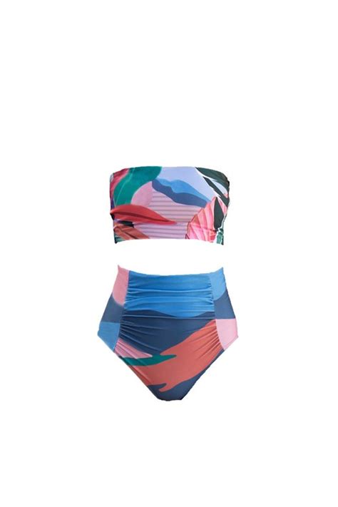 Pinksalt Sonny Two Piece Eden Palm Bikini Women S Fashion Swimwear Bikinis Swimsuits On