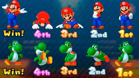 Mario Party Series Luigi Vs Wario Vs Yoshi Vs Daisy Vs Toad Vs Boo Vs