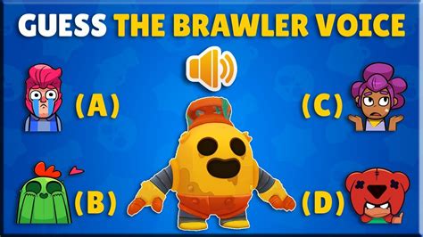 GUESS THE BRAWLER VOICE Ultimate Brawl Stars Quiz YouTube