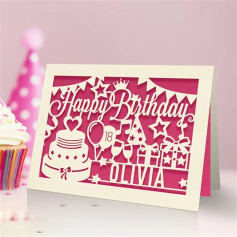 Personalised Happy Birthday Card Greeting Card For Him Her Custom Any