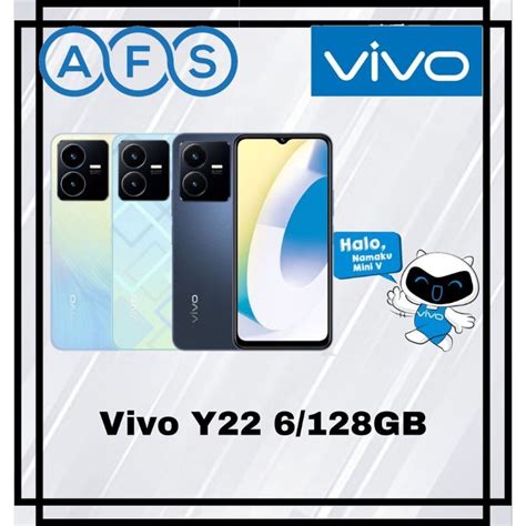 Jual Vivo Y22 6GB 6GB 128gb Garansi Resmi Vivo 1 Tahun Shopee Indonesia