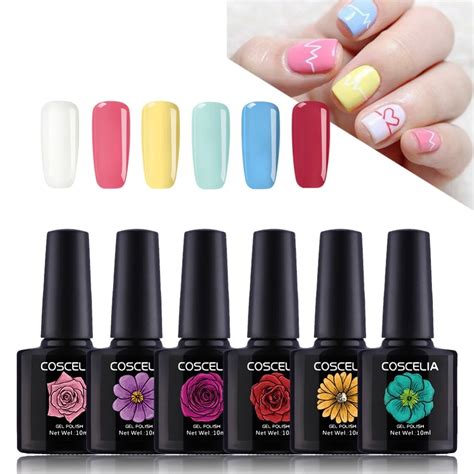 40 Color Gel Polish Varnish UV Gel Nail Polish 10ML LED Gelpolish ...