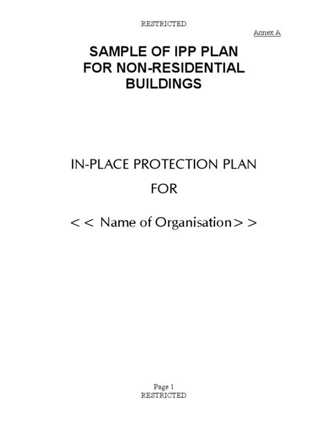 sample  ipp plan   residential buildings  ventilation
