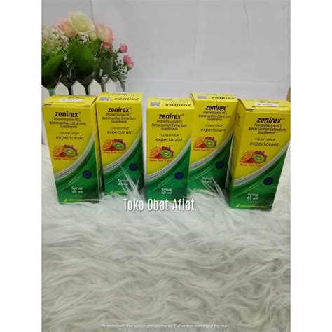 Jual ZENIREX SIRUP OBAT BATUK BERDAHAK Shopee Indonesia