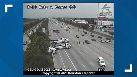 Houston, Texas traffic | Katy Freeway WB at Mason closed | khou.com