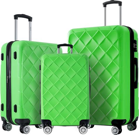 Amazon Merax Luggage Sets Piece Lightweight Suitcases With