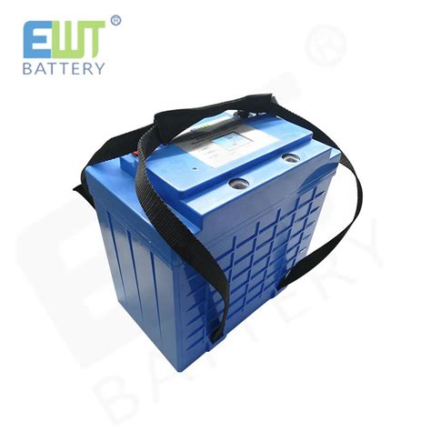 Ewt 24V 50ah 50A LiFePO4 Battery Pack With LCD Screen Display China