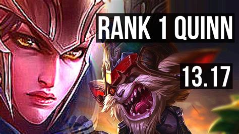 Quinn Vs Kled Top Rank 1 Quinn Quadra Dominating Rank 27 Na