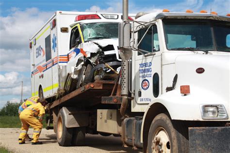 Ambulance Transporting Patient Hit By Van STARS Air Ambulance Takes