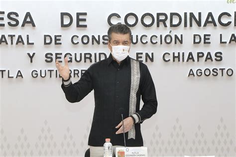 Llegan a Chiapas 50 mil 310 vacunas contra COVID 19 Rutilio Escandón