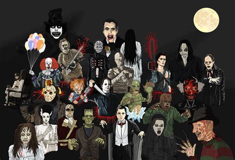 Horror Icons Happy Halloween Omm28 By Juggernaut Art On Deviantart