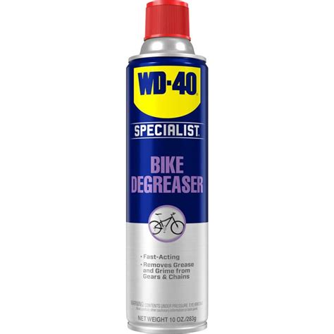 WD 40 Bike 10 Oz Specialist Bike Degreaser 39024 The Home Depot