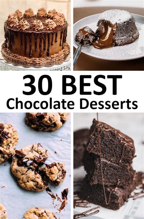 The 30 BEST Easy Chocolate Desserts - GypsyPlate