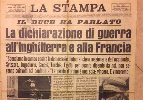 10 Giugno 1940 Linizio Della Fine Salerno News 24