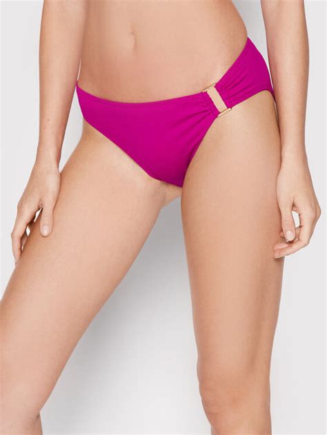 Lauren Ralph Lauren Dół od bikini 20101051 Fioletowy Modivo pl