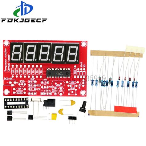 1Hz 50MHz Digital LED Crystal Oscillator Frequency Counter Tester DIY