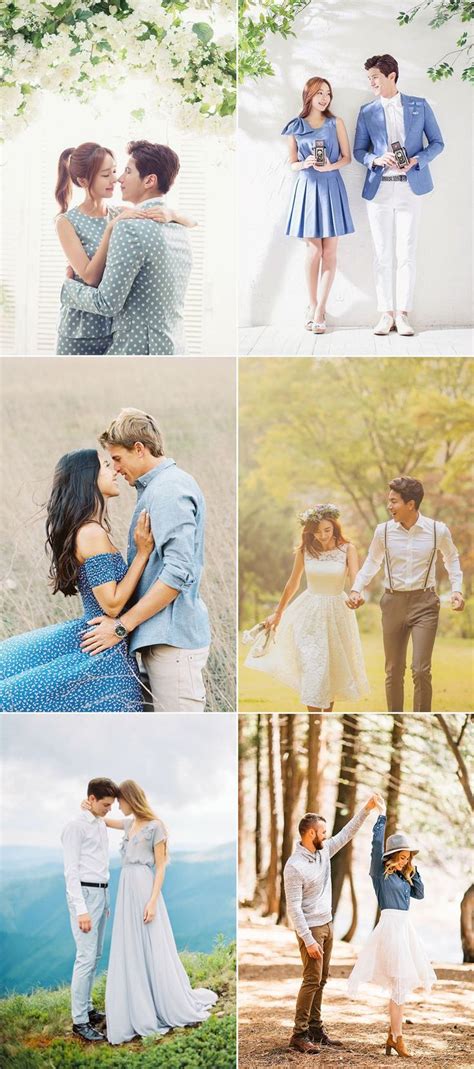 What To Wear In Your Engagement Photos 26 Brilliant Matching Couple Outfit Ideas Engagement