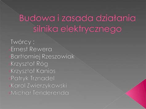 PPT Budowa I Zasada Dzialania Silnika Elektrycznego DOKUMEN TIPS