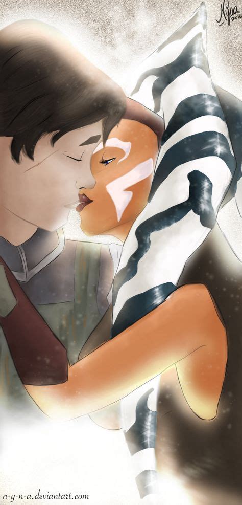 Sw Rebels Ahsoka And Lux Kiss Bynyna By N Y N A On Deviantart Star