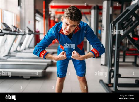 Skinny Guy At Gym