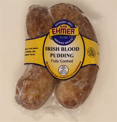 Irish Blood Pudding From Karl Ehmer High Quality Meats & Deli Fare