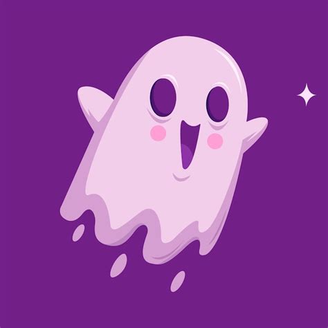 Divertidos Fantasmas De Halloween Dibujados A Mano Vector Premium