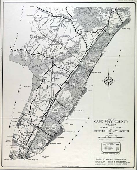 Maps- Cape May County NJ 1948