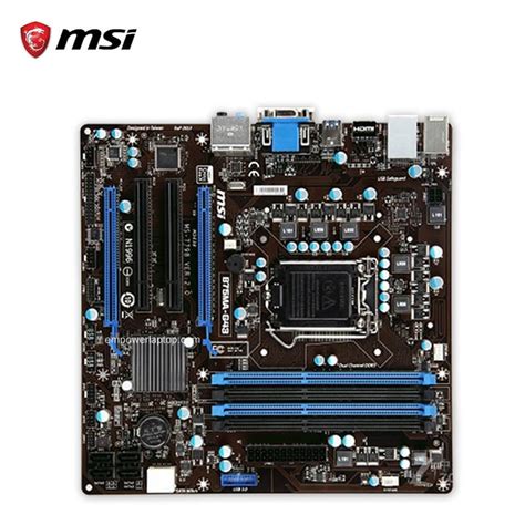 MSI B75MA-G43 B75 LGA 1155 Micro-ATX motherboard