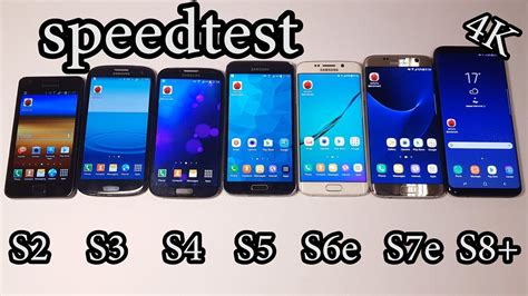 Samsung Galaxy S Vs S E Vs S E Vs S Vs S Vs S Vs S Speedtest K