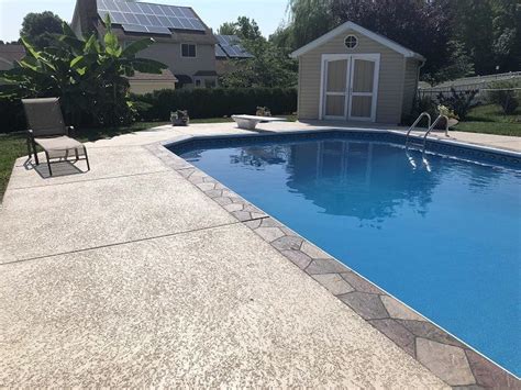 Pool Deck Ideas St Louis Mo Decorative Concrete Resurfacing